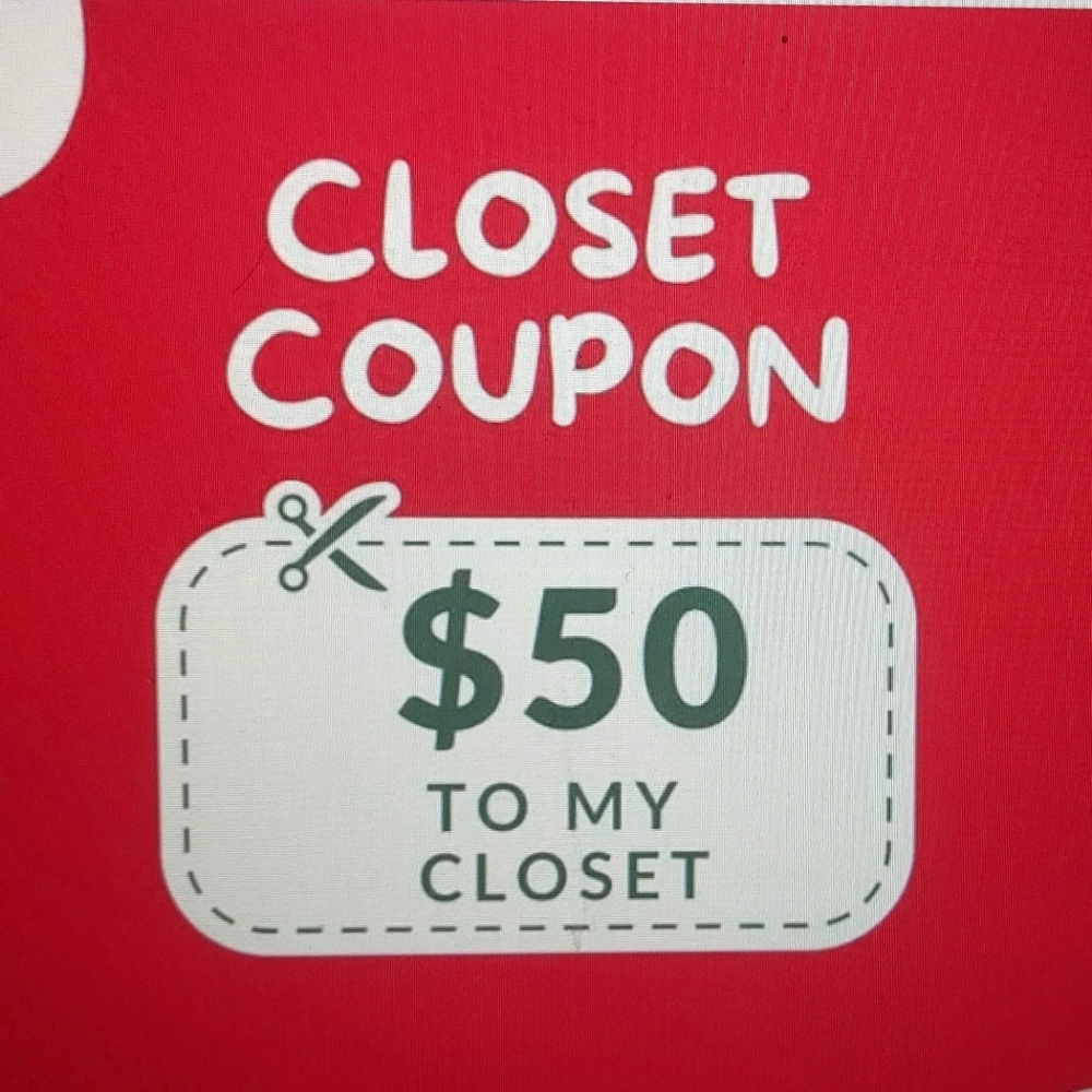$50 Coupon To Shop In My Closet